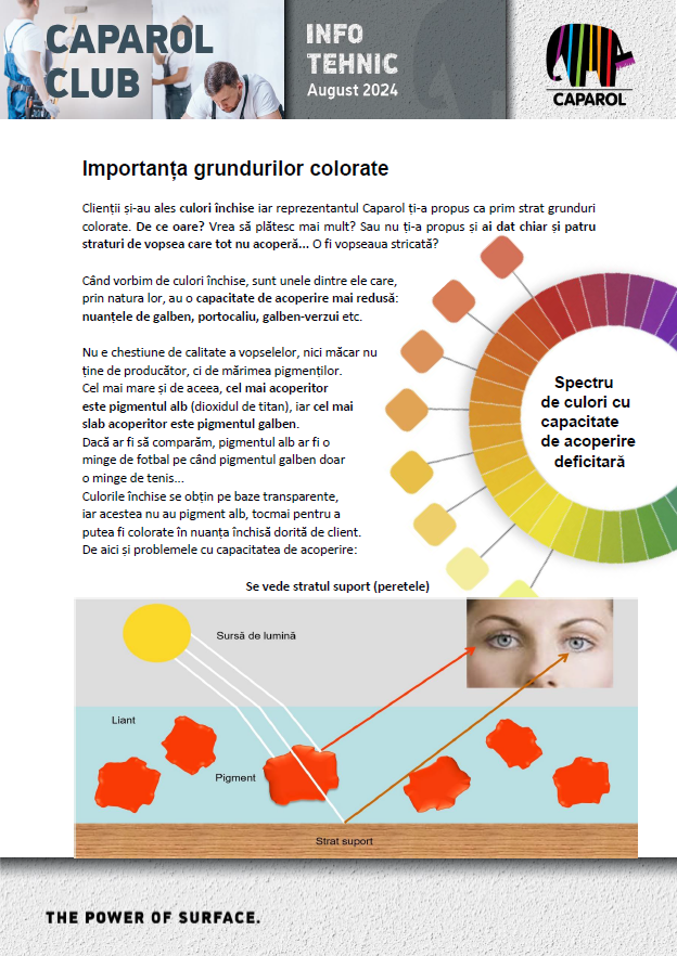 Importanța grundurilor colorate